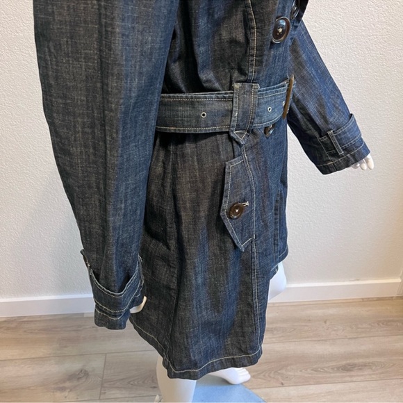 Forth & Towne Denim Trench Coat XL - Picture 8 of 13